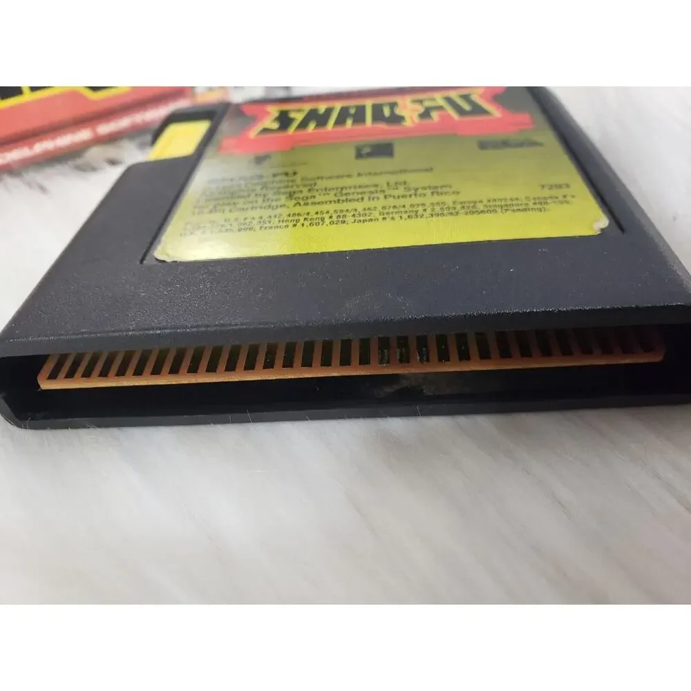 Shaq-Fu (Sega Genesis,‎ 1994) w/ Box game Tested Shaqfu